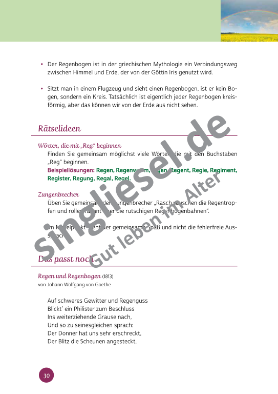 Beispielseiten der PDF: Kurzaktivierungen im Frühling - Beschätigungen für Senioren zum Thema kunterbunter Frühling Beispielseiten der PDF: Kurzaktivierungen im Frühling - Beschätigungen für Senioren zum Thema kunterbunter Frühling