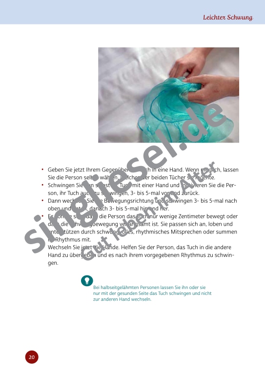 Beispielseiten aus Im Rhythmus der Bewegung - Kurzaktivierungen für bettlägerige Senioren mit Demenz als PDF-Download Beispielseiten aus Im Rhythmus der Bewegung - Kurzaktivierungen für bettlägerige Senioren mit Demenz als PDF-Download