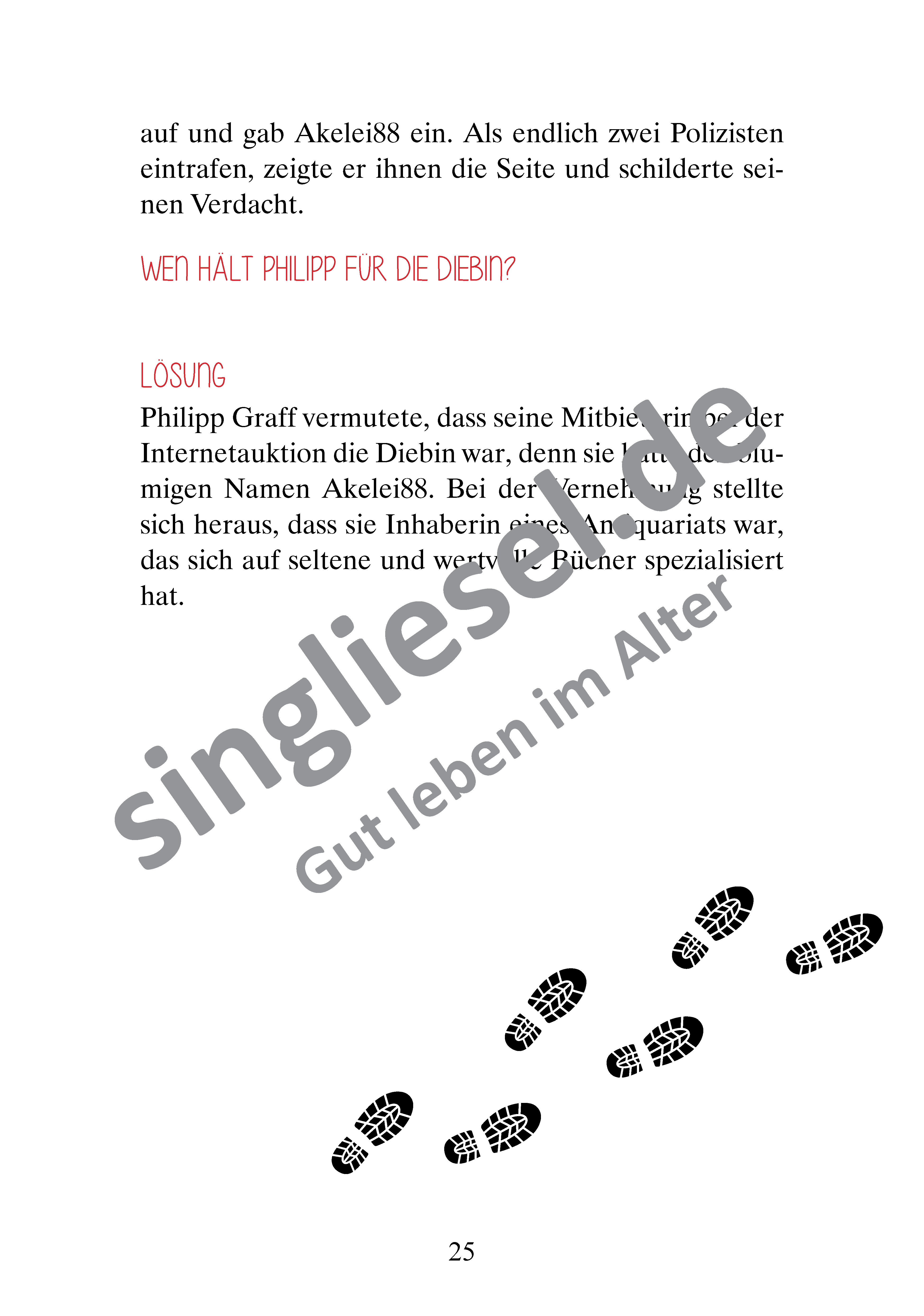 Beispielseiten aus Gelegenheit macht Diebe - Krimi-Geschichten zum Vorlesen für Senioren als PDF-Download Beispielseiten aus Gelegenheit macht Diebe - Krimi-Geschichten zum Vorlesen für Senioren als PDF-Download