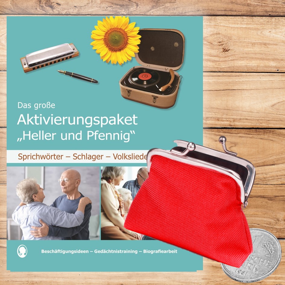 Cover: Aktivierungspaket zum Thema Geld - Beschäftigungsideen für Senioren mit Demenz als PDF-Download Cover: Aktivierungspaket zum Thema Geld - Beschäftigungsideen für Senioren mit Demenz als PDF-Download