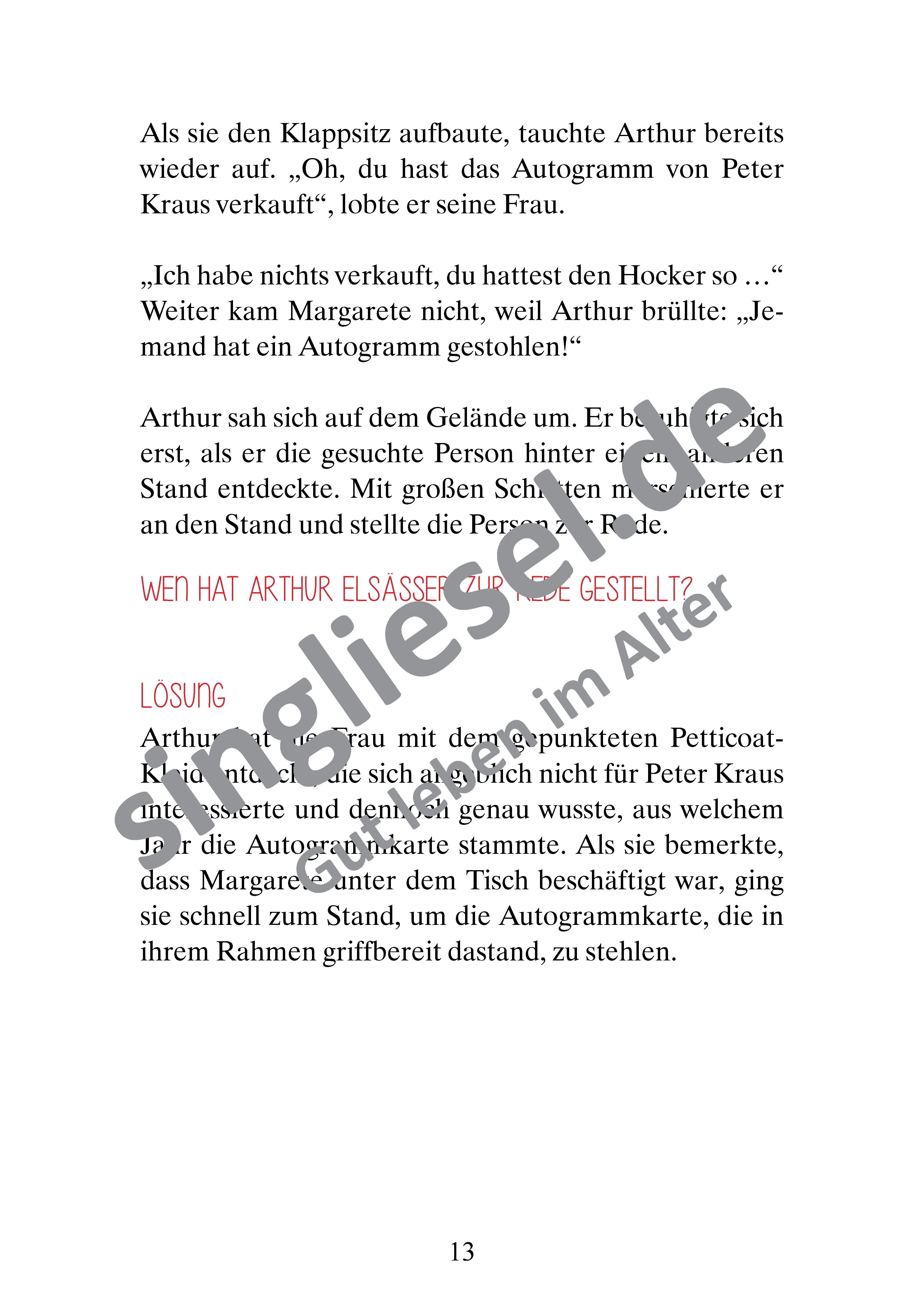 Beispielseiten aus Gelegenheit macht Diebe - Krimi-Geschichten zum Vorlesen für Senioren als PDF-Download Beispielseiten aus Gelegenheit macht Diebe - Krimi-Geschichten zum Vorlesen für Senioren als PDF-Download