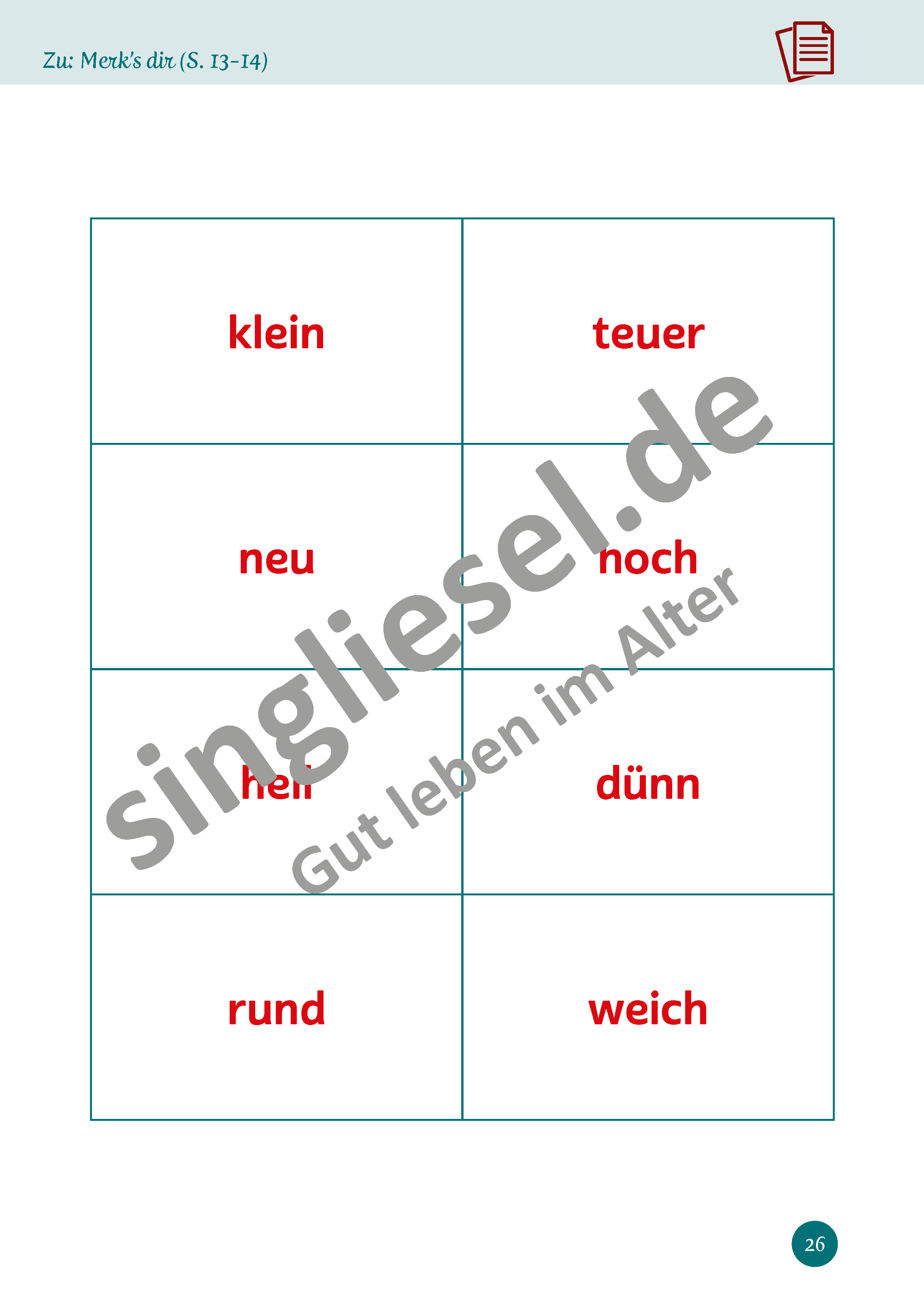 ESD-0001-661-003_Aktives-Gedaechtnistraining-fuer-Senioren_Buchstaben-und-Zahlenspiele_Seite_27_Kopiervorlage-Merk-s-dir-1 Aktives Gedächtnistraining für Senioren. Buchstaben- und Zahlenspiele. Kopiervorlage 1 Merk's dir