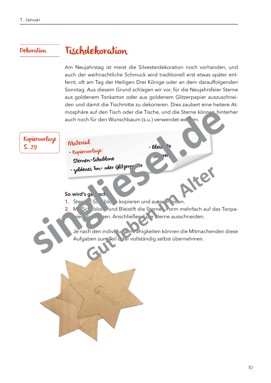Beispielseiten aus: Von Neujahr bis Fasching  - Aktivierungspaket zu Festen und Bräuche für Senioren als PDF-Download Beispielseiten aus: Von Neujahr bis Fasching  - Aktivierungspaket zu Festen und Bräuche für Senioren als PDF-Download