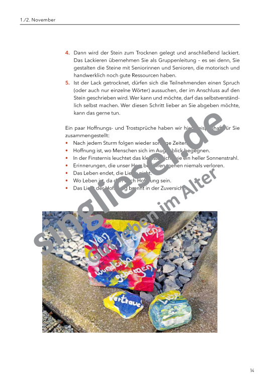 Beispielseiten: Von Allerheiligen bis Nikolaus - Aktivierungspaket zu Festen und Bräuche für Senioren als PDF-Download Beispielseiten: Von Allerheiligen bis Nikolaus - Aktivierungspaket zu Festen und Bräuche für Senioren als PDF-Download