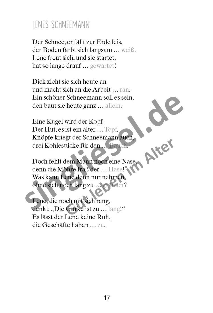 ESD-0001-056-013_Vorschau-17 Herbst Geschichten für Senioren mit Reimen. als PDF Schneemann