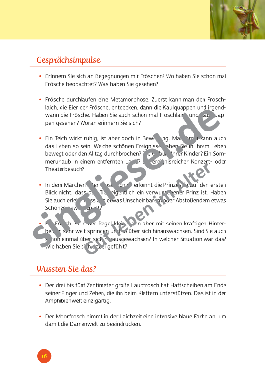 Beispielseiten der PDF: Kurzaktivierungen im Sommer - Beschätigungen für Senioren zum Thema Tiere im Sommer Beispielseiten der PDF: Kurzaktivierungen im Sommer - Beschätigungen für Senioren zum Thema Tiere im Sommer