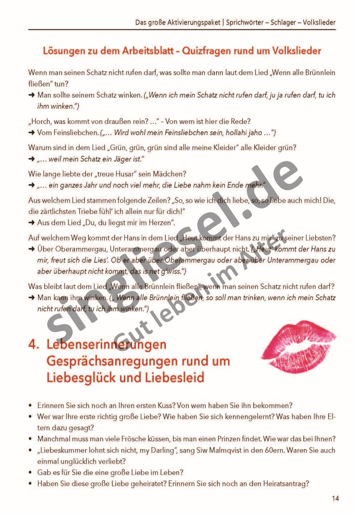 ESD-0001-098-014_Vorschau-14 Das große Aktivierungspaket „Liebesfreud und Liebesleid" - Auch zur Betreuung von Menschen mit Demenz geeignet