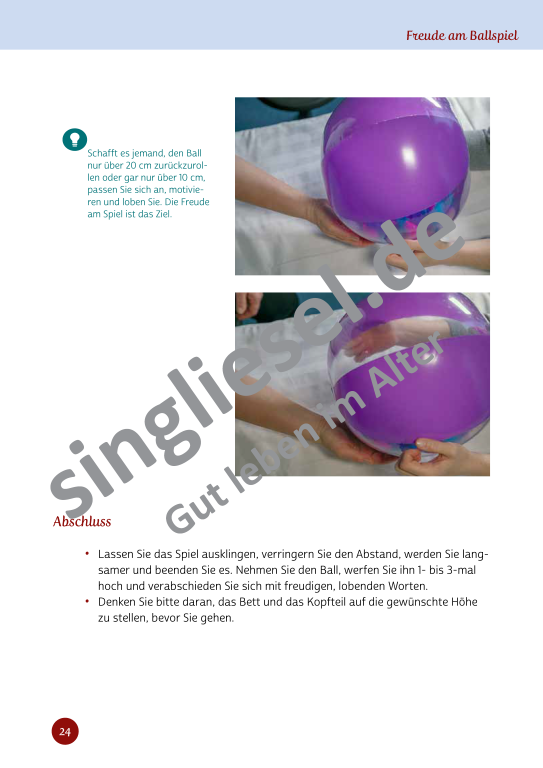 Beispielseiten aus Im Rhythmus der Bewegung - Kurzaktivierungen für bettlägerige Senioren mit Demenz als PDF-Download Beispielseiten aus Im Rhythmus der Bewegung - Kurzaktivierungen für bettlägerige Senioren mit Demenz als PDF-Download