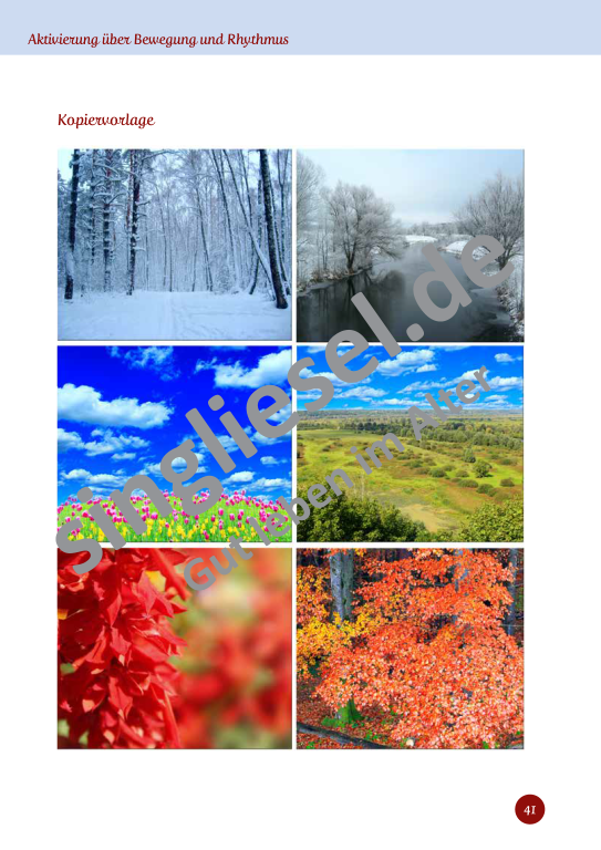 Beispielseiten aus Im Rhythmus der Bewegung - Kurzaktivierungen für bettlägerige Senioren mit Demenz als PDF-Download Beispielseiten aus Im Rhythmus der Bewegung - Kurzaktivierungen für bettlägerige Senioren mit Demenz als PDF-Download