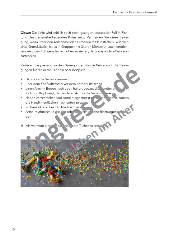 Beispielseiten aus: Von Neujahr bis Fasching  - Aktivierungspaket zu Festen und Bräuche für Senioren als PDF-Download Beispielseiten aus: Von Neujahr bis Fasching  - Aktivierungspaket zu Festen und Bräuche für Senioren als PDF-Download
