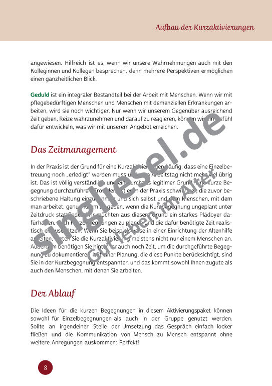 Beispielseiten der PDF: Kurzaktivierungen im Herbst - Beschätigungen für Senioren zum Thema Haus und Garten Beispielseiten der PDF: Kurzaktivierungen im Herbst - Beschätigungen für Senioren zum Thema Haus und Garten