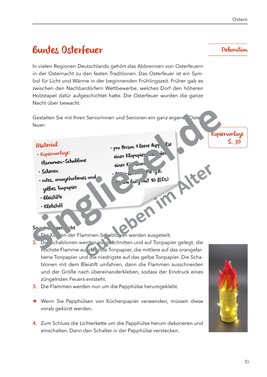 Beispielseiten aus: Von Ostern bis Pfingsten  - Aktivierungspaket zu Festen und Bräuche für Senioren als PDF-Download Beispielseiten aus: Von Ostern bis Pfingsten  - Aktivierungspaket zu Festen und Bräuche für Senioren als PDF-Download