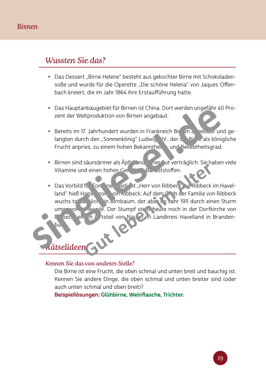 Beispielseiten der PDF: Kurzaktivierungen im Herbst - Beschätigungen für Senioren zum Thema Haus und Garten Beispielseiten der PDF: Kurzaktivierungen im Herbst - Beschätigungen für Senioren zum Thema Haus und Garten