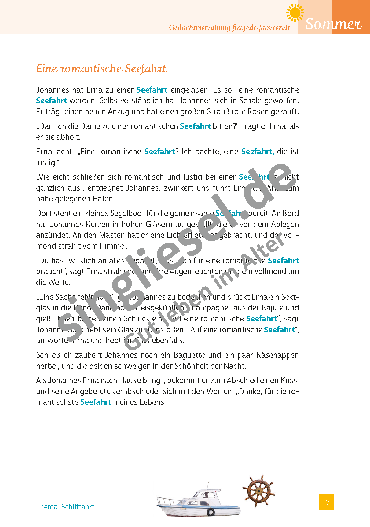 Beispielbild für Gedächtnistraining für Senioren mit Demenz - Kopiervorlagen zum Thema Reisen und Urlaub als PDF-Download Beispielbild für Gedächtnistraining für Senioren mit Demenz - Kopiervorlagen zum Thema Reisen und Urlaub als PDF-Download