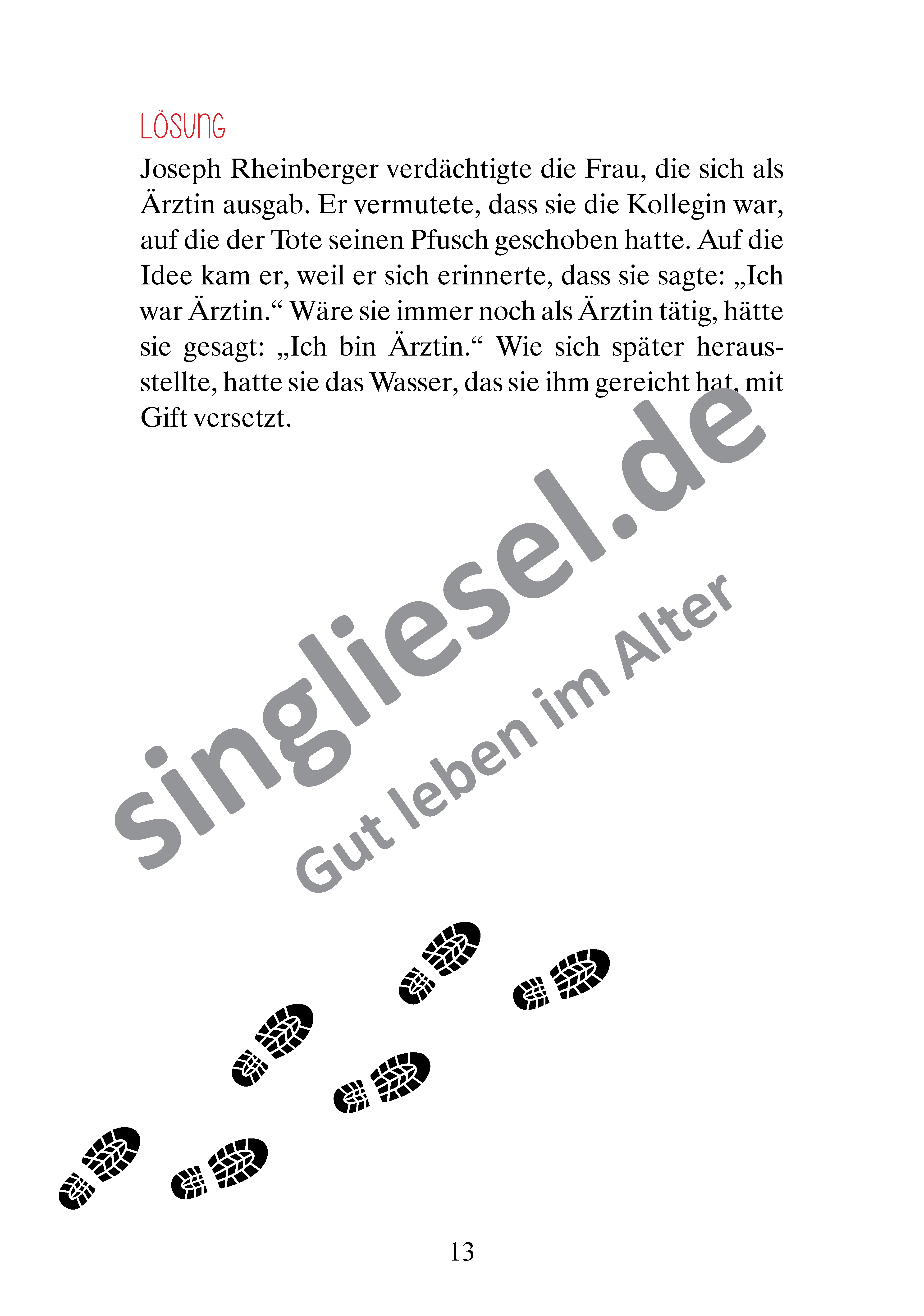 Beispielseiten aus Dem Täter auf der Spur - Krimi-Geschichten zum Vorlesen für Senioren als PDF-Download Beispielseiten aus Dem Täter auf der Spur - Krimi-Geschichten zum Vorlesen für Senioren als PDF-Download