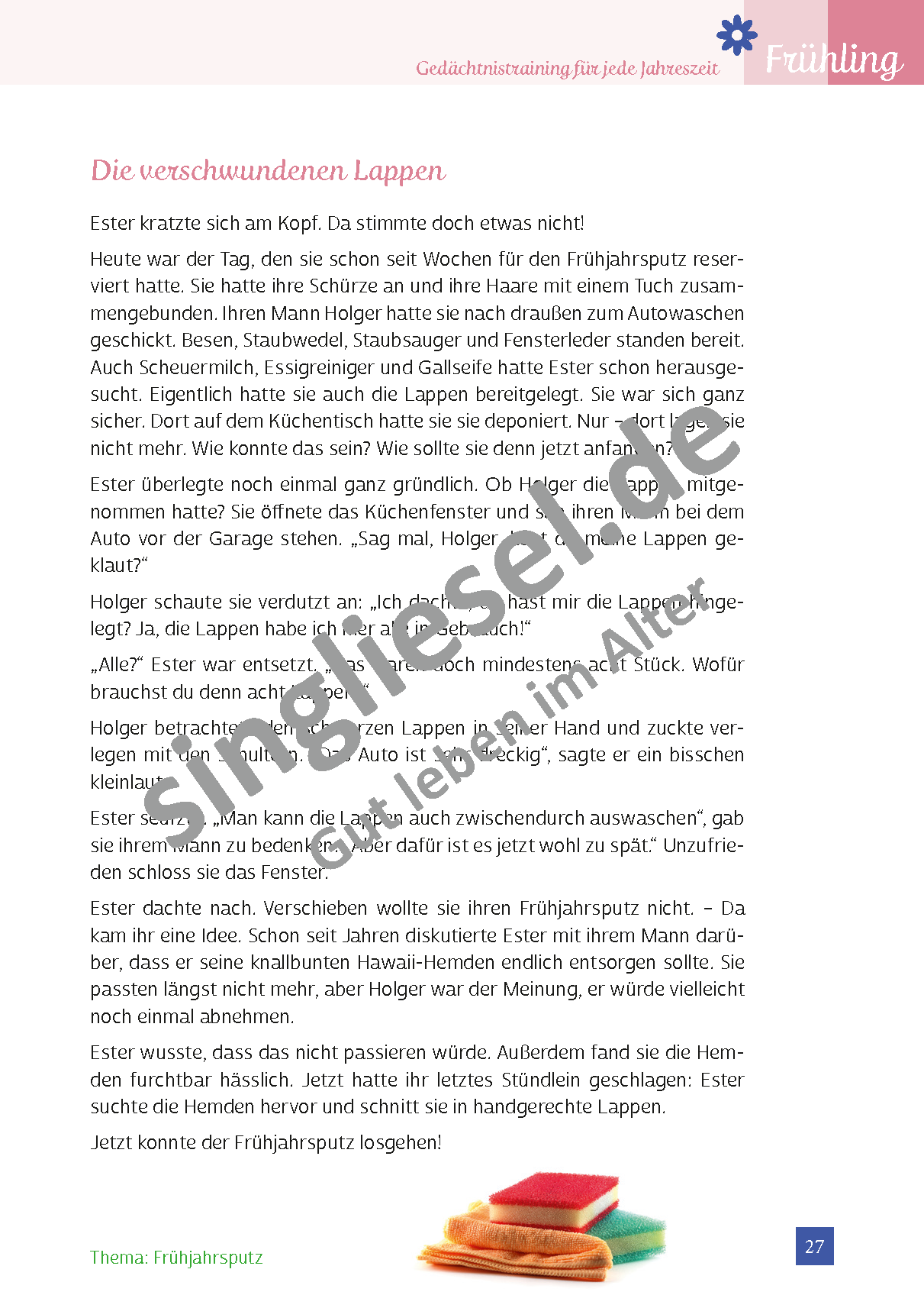 ESD-0001-036-004__Vorschau-27 Gedächtnistraining für Senioren Frühling Frühjahrsputz Geschichte Teil 2