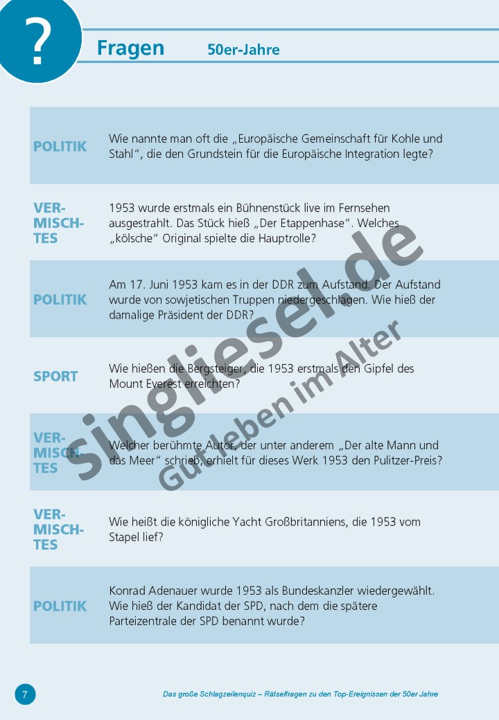 ESD-0001-039-001_Vorschau-7 Das große Schlagzeilen Quiz 50er – Quiz-Spiel für Senioren zum gemeinsamen Raten