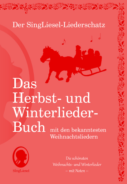 Liederbuch für Senioren im Großdruck – beliebte Volkslieder mit Text und Noten für Herbst und Winter, Beispiel Seite 7 Liederbuch für Senioren im Großdruck – beliebte Volkslieder mit Text und Noten für Herbst und Winter, Beispiel Seite 7