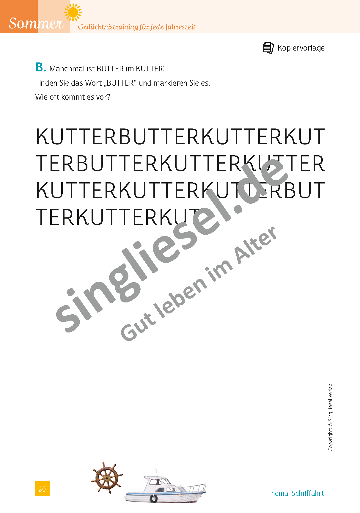 Beispielbild für Gedächtnistraining für Senioren mit Demenz - Kopiervorlagen zum Thema Reisen und Urlaub als PDF-Download Beispielbild für Gedächtnistraining für Senioren mit Demenz - Kopiervorlagen zum Thema Reisen und Urlaub als PDF-Download