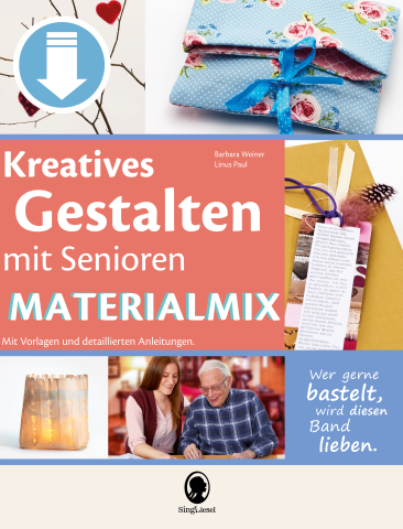 Seite 18 aus einem PDF-Buch mit Bastelideen für Senioren – Basteln mit verschiedenen Materialien Seite 18 aus einem PDF-Buch mit Bastelideen für Senioren – Basteln mit verschiedenen Materialien