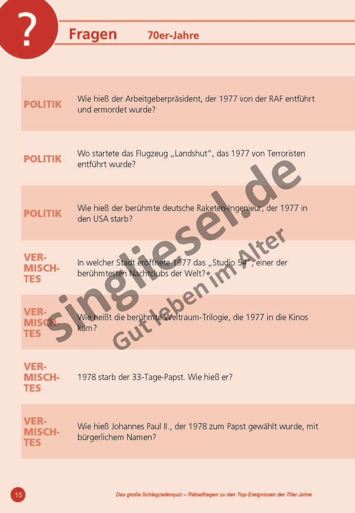ESD-0001-039-003_Vorschau-15 Das große Schlagzeilen Quiz 70er – Spiel und Spaß rund um die Ereignisse der 70er Jahre