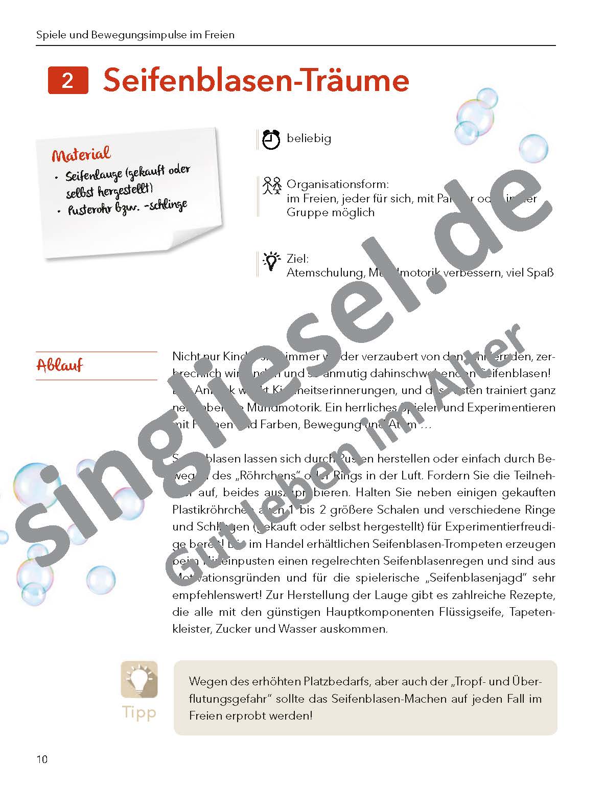 ESD-0001-089-0008_Seite_11 Bewegungsspiele und Sturzprophylaxe für Senioren im Freien. Seifenblasen-Träume