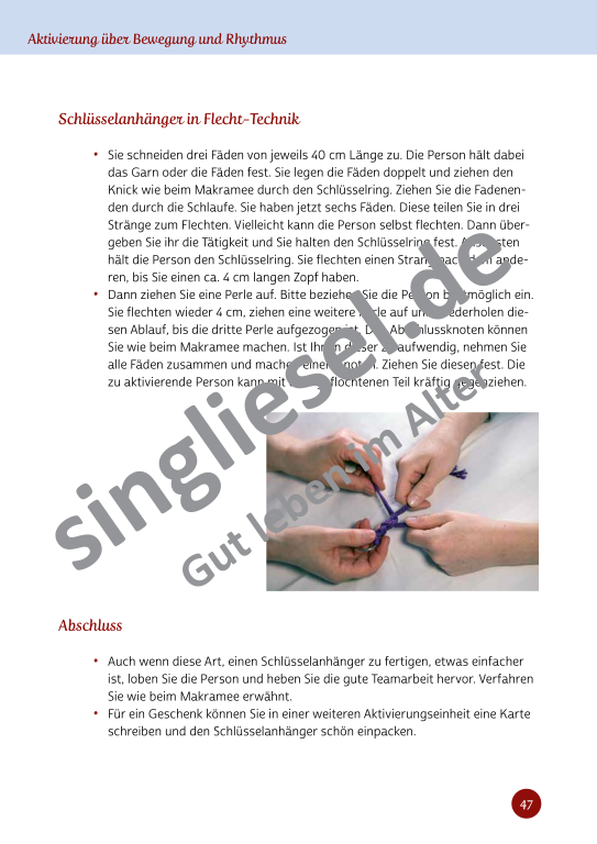 Beispielseiten aus Im Rhythmus der Bewegung - Kurzaktivierungen für bettlägerige Senioren mit Demenz als PDF-Download Beispielseiten aus Im Rhythmus der Bewegung - Kurzaktivierungen für bettlägerige Senioren mit Demenz als PDF-Download