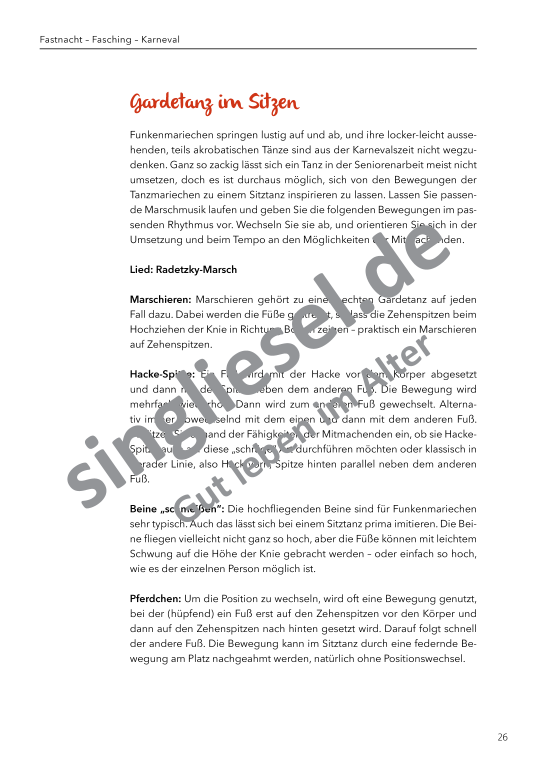 Beispielseiten aus: Von Neujahr bis Fasching  - Aktivierungspaket zu Festen und Bräuche für Senioren als PDF-Download Beispielseiten aus: Von Neujahr bis Fasching  - Aktivierungspaket zu Festen und Bräuche für Senioren als PDF-Download