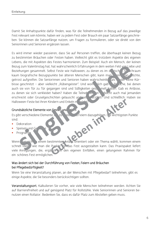 Beispielseiten: Von Allerheiligen bis Nikolaus - Aktivierungspaket zu Festen und Bräuche für Senioren als PDF-Download Beispielseiten: Von Allerheiligen bis Nikolaus - Aktivierungspaket zu Festen und Bräuche für Senioren als PDF-Download