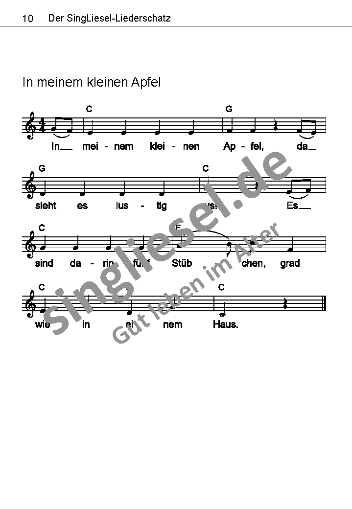 In-meinem-kleinen-Apfel-Text-mit-Noten Die schönsten Kinderlieder In meinem kleinen Apfel Noten