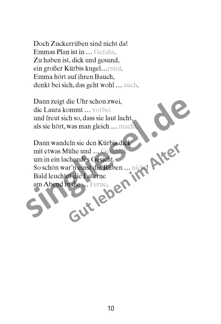ESD-0001-056-013_Vorschau-10 Herbst Geschichten für Senioren mit Reimen. als PDF Kürbislaterne Seite 2
