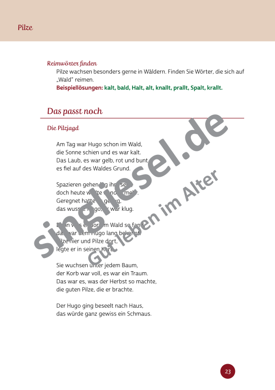 Beispielseiten aus der PDF Kurzaktivierungen im Herbst für Senioren mit Demenz - kreative Ideen zum Thema Essen Beispielseiten aus der PDF Kurzaktivierungen im Herbst für Senioren mit Demenz - kreative Ideen zum Thema Essen