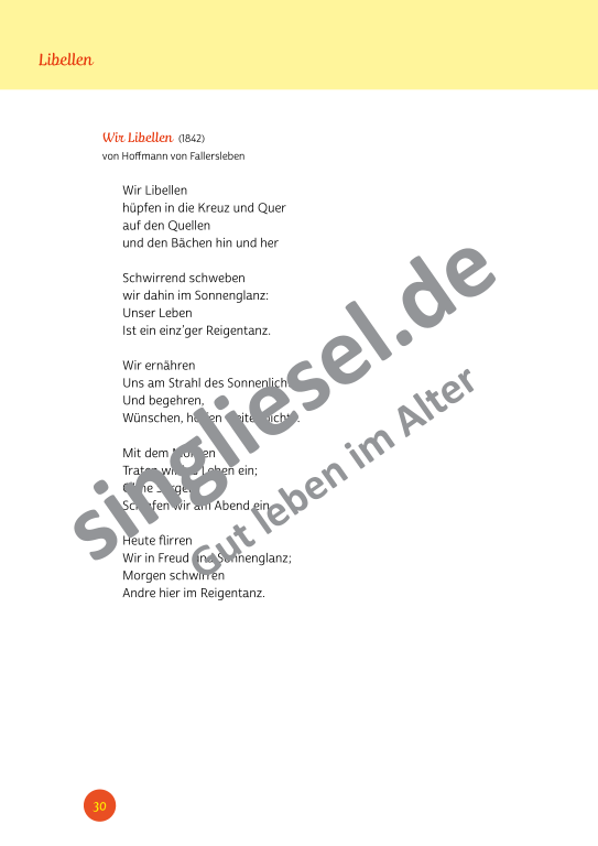 Beispielseiten der PDF: Kurzaktivierungen im Sommer - Beschätigungen für Senioren zum Thema Tiere im Sommer Beispielseiten der PDF: Kurzaktivierungen im Sommer - Beschätigungen für Senioren zum Thema Tiere im Sommer