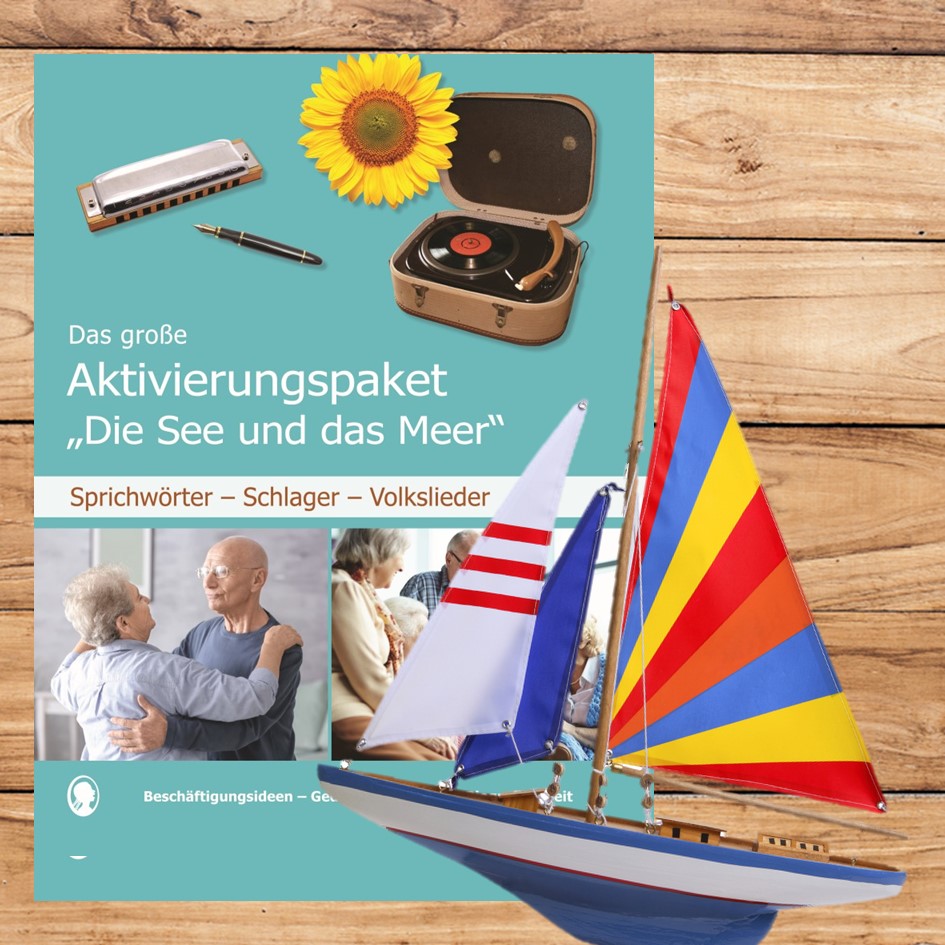 Cover: Das große Aktivierungspaket "Die See und das Meer" - Sprichwörter, Schlager und Volkslieder für Senioren als PDF Cover: Das große Aktivierungspaket "Die See und das Meer" - Sprichwörter, Schlager und Volkslieder für Senioren als PDF