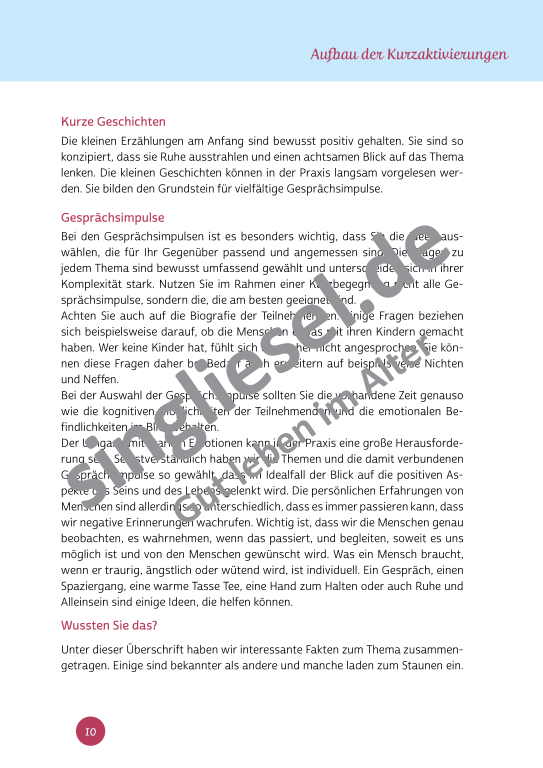 Beispielseiten aus der PDF Kurzaktivierungen im Winter für Senioren mit Demenz - kreative Ideen zum Thema Haus und Garten Beispielseiten aus der PDF Kurzaktivierungen im Winter für Senioren mit Demenz - kreative Ideen zum Thema Haus und Garten