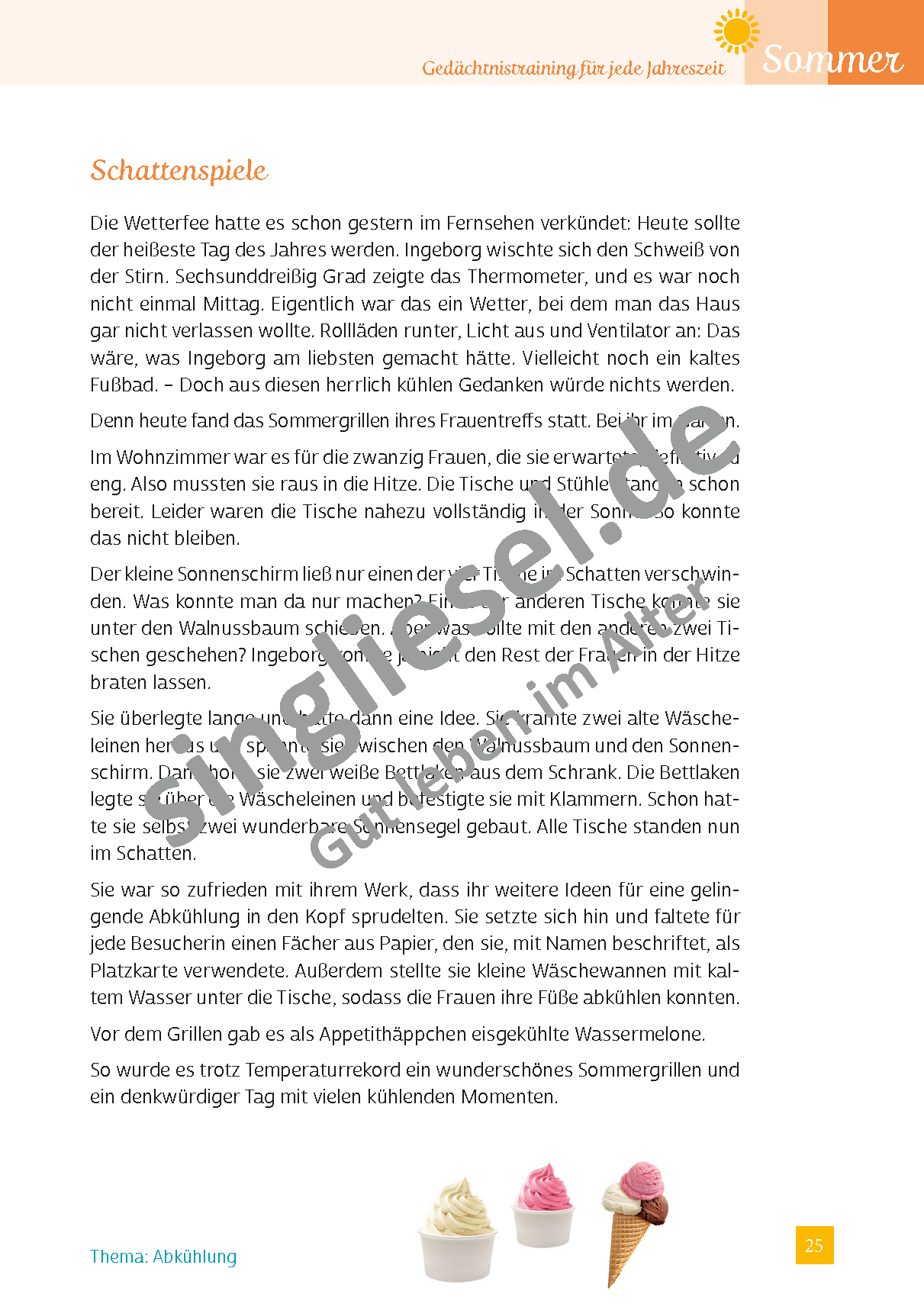 ESD-0001-037-005__Vorschau-25 Gedächtnistraining Senioren. Sommer. Geschichte Entspannung Schattenspiele