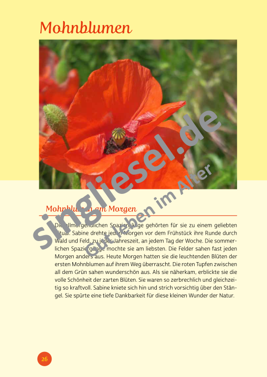 Beispielseiten der PDF: Kurzaktivierungen im Sommer - Beschätigungen für Senioren zum Thema Wald und Wiese Beispielseiten der PDF: Kurzaktivierungen im Sommer - Beschätigungen für Senioren zum Thema Wald und Wiese