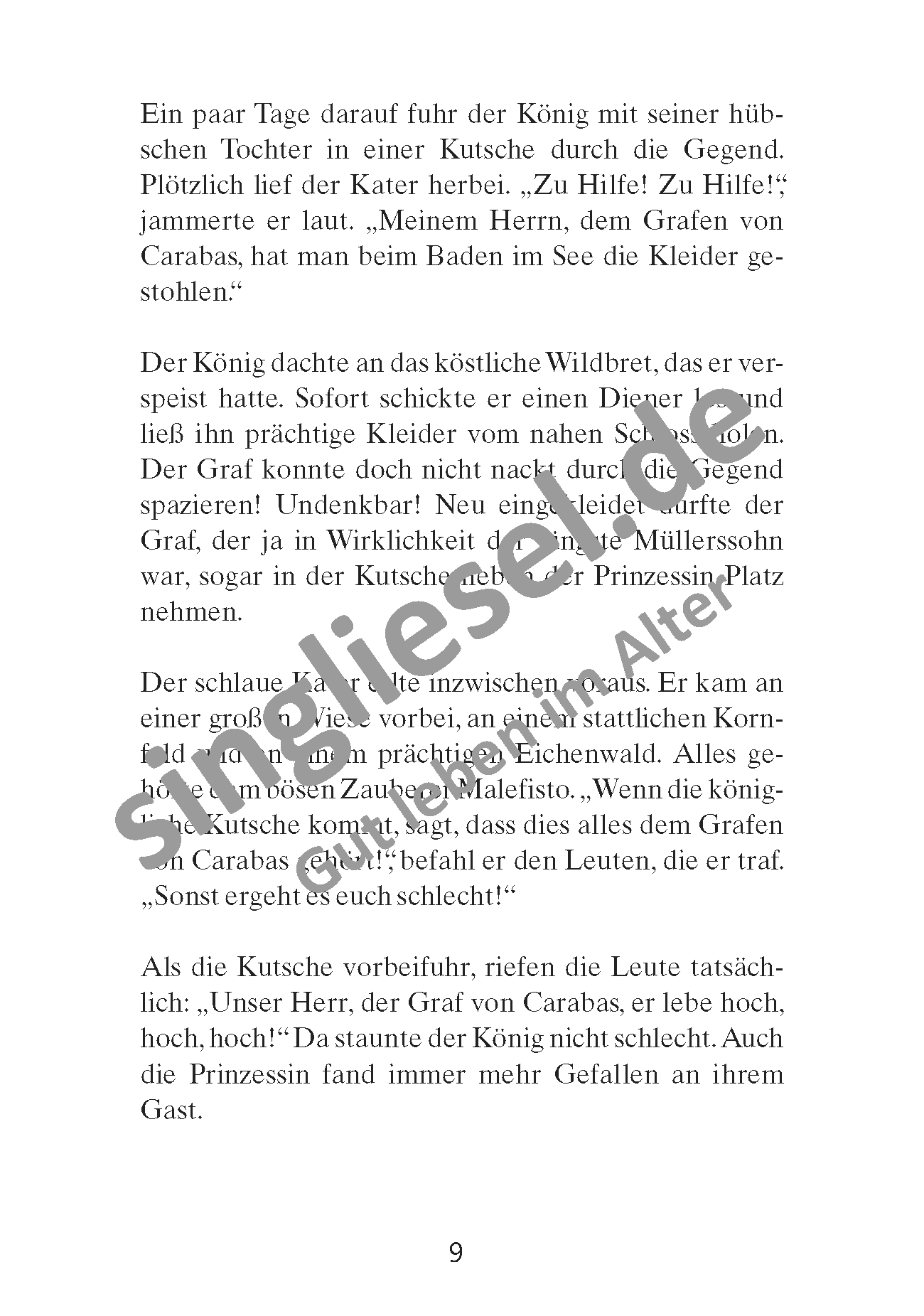 ESD-0001-054-001-Wasserzeichen_Seite_10 Märchen für Senioren. „Der gestiefelte Kater“ u.v.m. (PDF) Vorlesegeschichte Seite 2