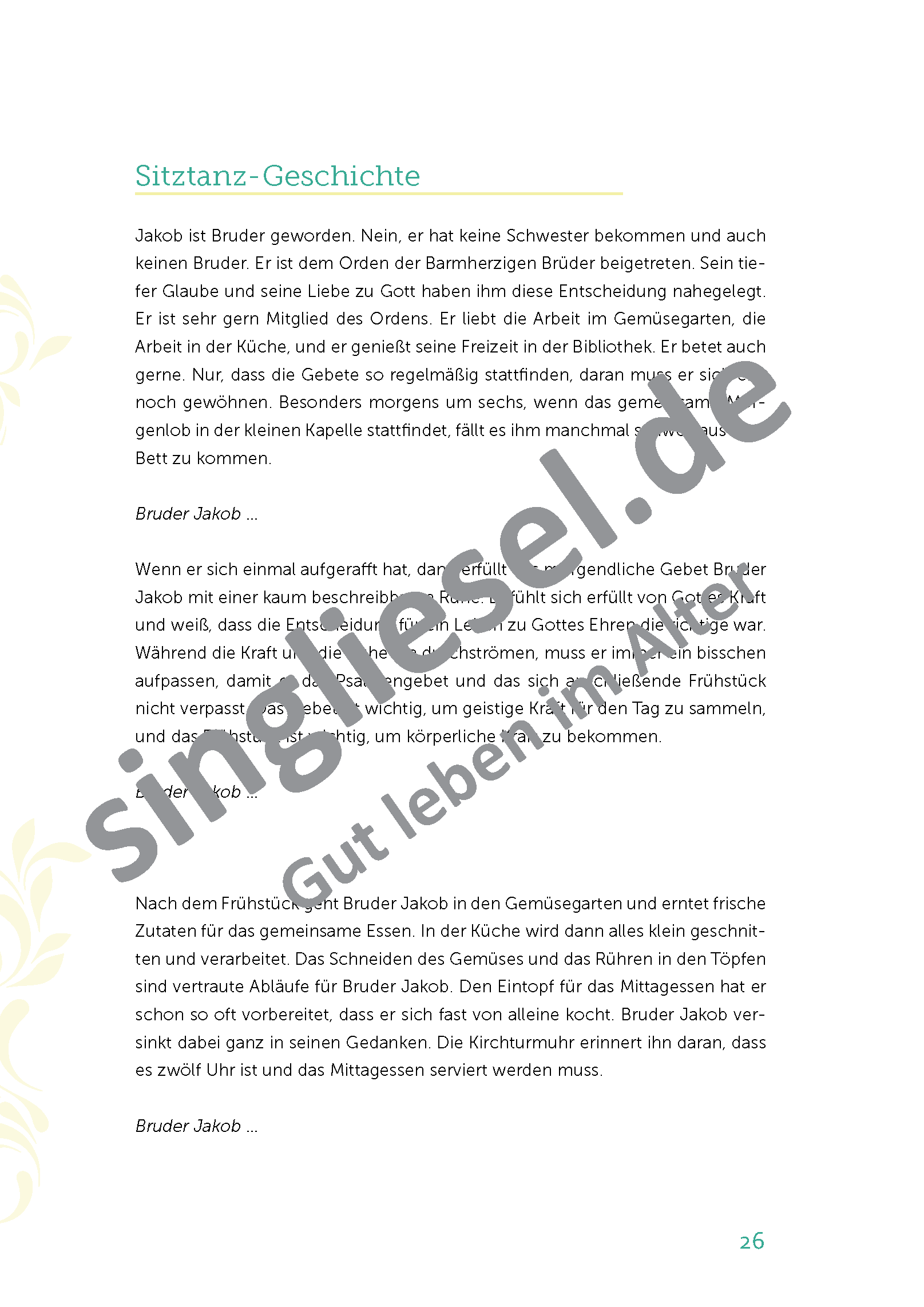 ESD-001-097-003_Seite_279NBFdC6GiDXz6 Bruder Jakob Seite 3 Sitztanz Geschichten für Senioren Mit Noten Band 3 Sofort-Download als PDF