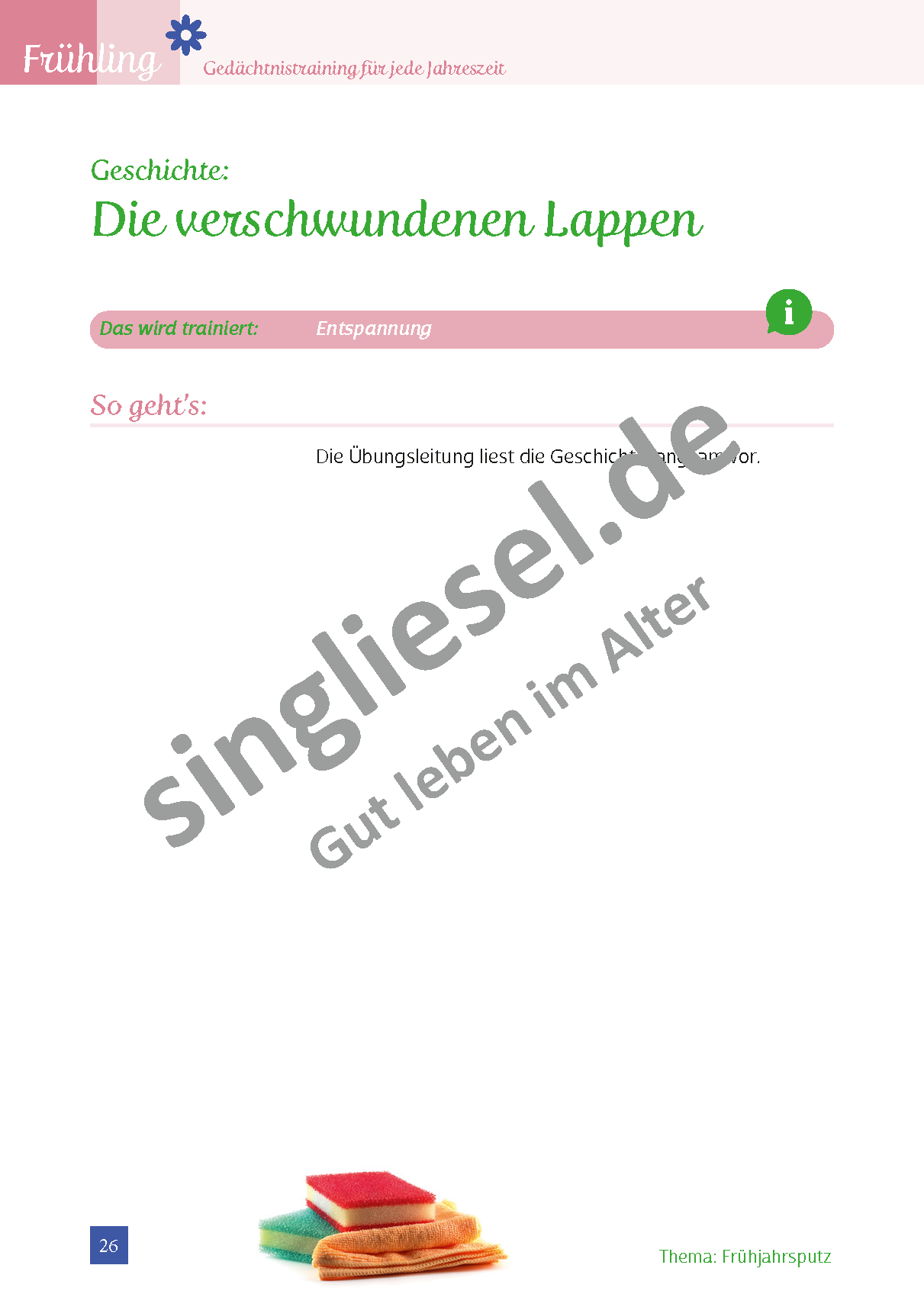 ESD-0001-036-004__Vorschau-26 Gedächtnistraining für Senioren Frühling Frühjahrsputz Geschichte Teil 1