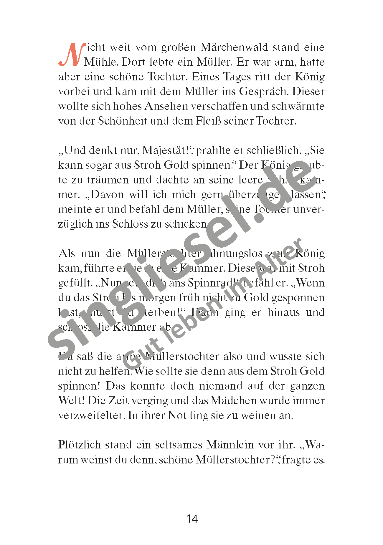 ESD-0001-054-004__Seite_15 Märchen für Senioren. „Rumpelstilzchen“ u.v.m. (PDF) Vorlesegeschichte Seite 1