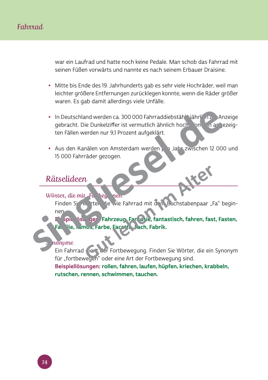 Beispielseiten der PDF: Kurzaktivierungen im Frühling - Beschätigungen für Senioren zum Thema kunterbunter Frühling Beispielseiten der PDF: Kurzaktivierungen im Frühling - Beschätigungen für Senioren zum Thema kunterbunter Frühling