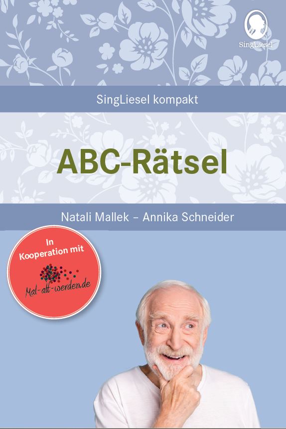 Buchcover: ABC-Rätsel aus der Mal-alt-werden-Edition – Gedächtnistraining und Beschäftigung für Senioren.
