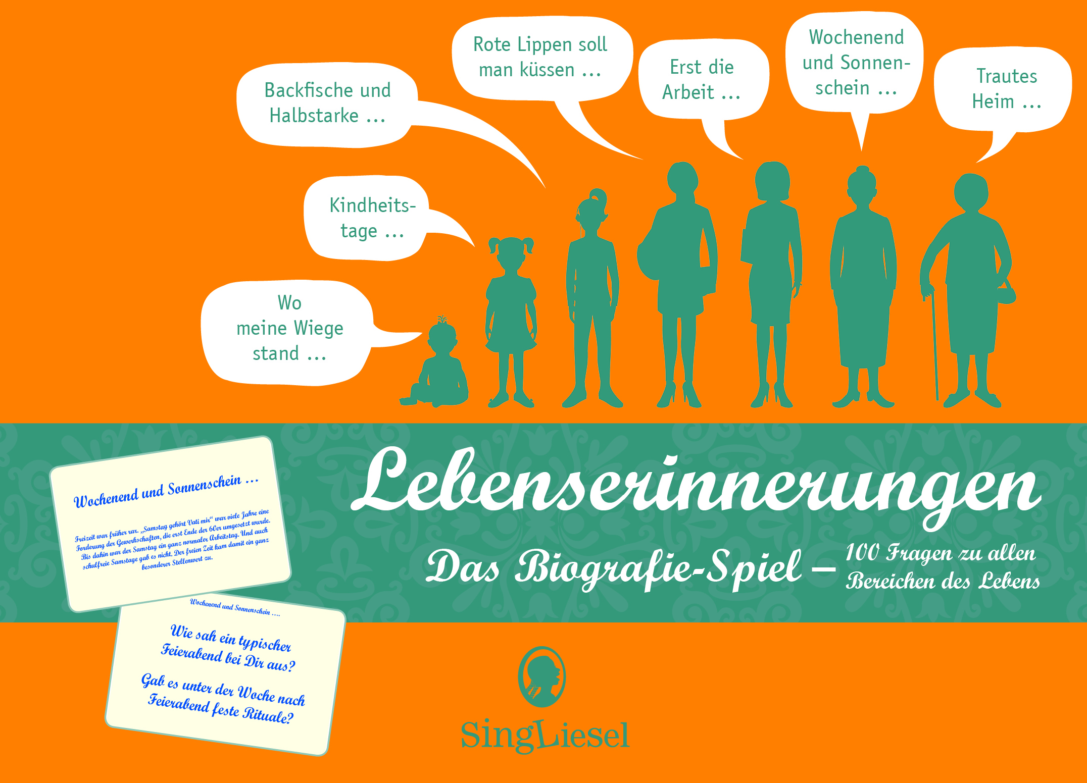 Cover:Lebenserinnerungen – Biografie-Spiel für Senioren zur Aktivierung und Erinnerungsarbeit bei Demenz Cover:Lebenserinnerungen – Biografie-Spiel für Senioren zur Aktivierung und Erinnerungsarbeit bei Demenz