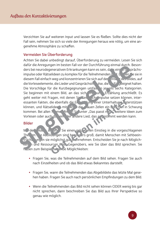 Beispielseiten der PDF: Kurzaktivierungen im Herbst - Beschätigungen für Senioren zum Thema Haus und Garten Beispielseiten der PDF: Kurzaktivierungen im Herbst - Beschätigungen für Senioren zum Thema Haus und Garten