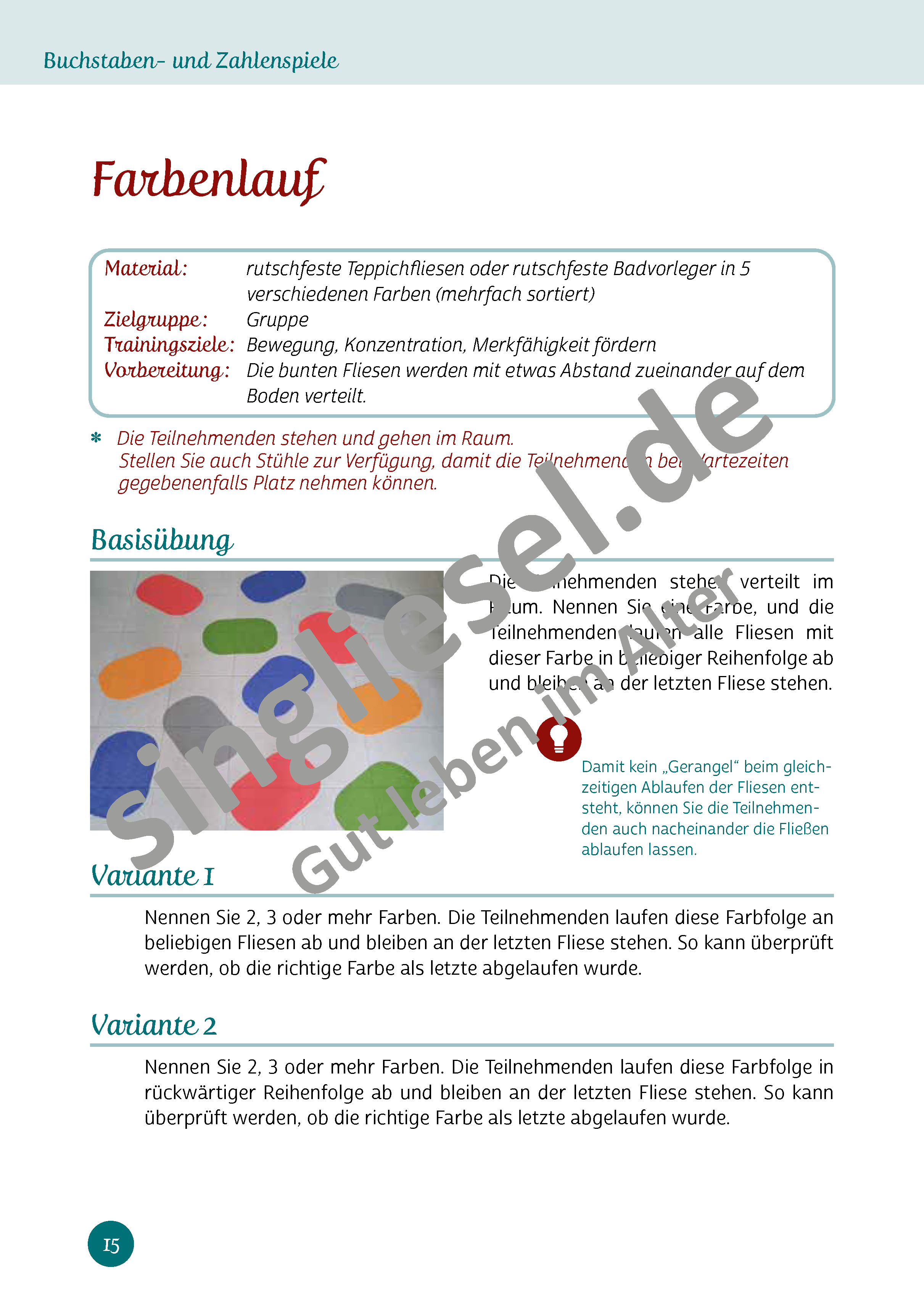 ESD-0001-661-003_Aktives-Gedaechtnistraining-fuer-Senioren_Buchstaben-und-Zahlenspiele_Seite_16_Farbenlauf Aktives Gedächtnistraining für Senioren. Buchstaben- und Zahlenspiele. Farbenlauf