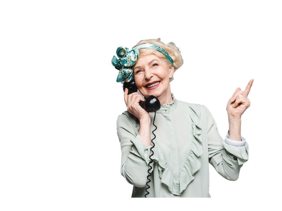 Senioren-mit-Telefon-SingLiesel-Geschichten-Telefon
