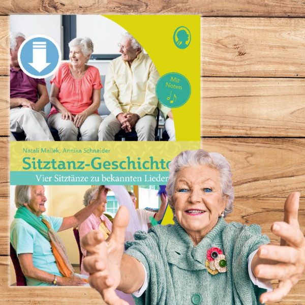 Sitztanz Senioren Buch mit Text und Noten Band 1 Sitztzanz Geschichten Titel