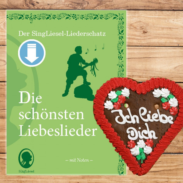 Liebeslieder Volkslieder Buch Senioren mit Text und Noten PDF Download