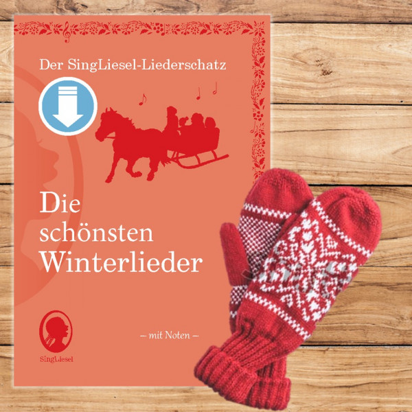 Winterlieder Volkslieder Buch Senioren mit Text und Noten PDF Download